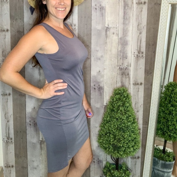 Asymmetrical Modal Dress - Picture 1 of 1